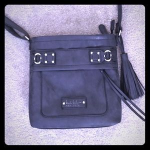 Black cross body purse